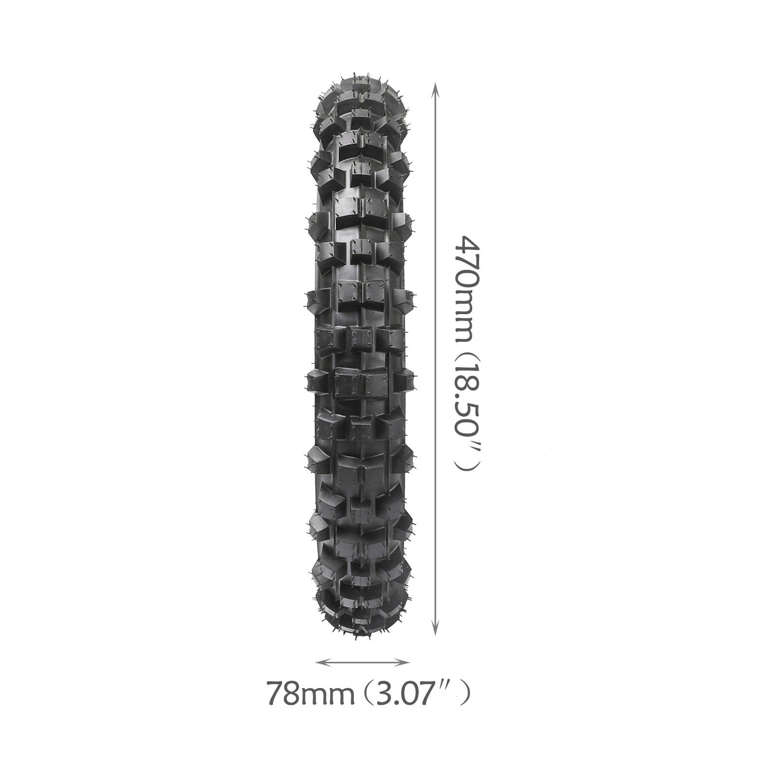 3.00-12 80/100-12 inch rear tire and ducted off-road pit bike PW80 TTR90 XR70