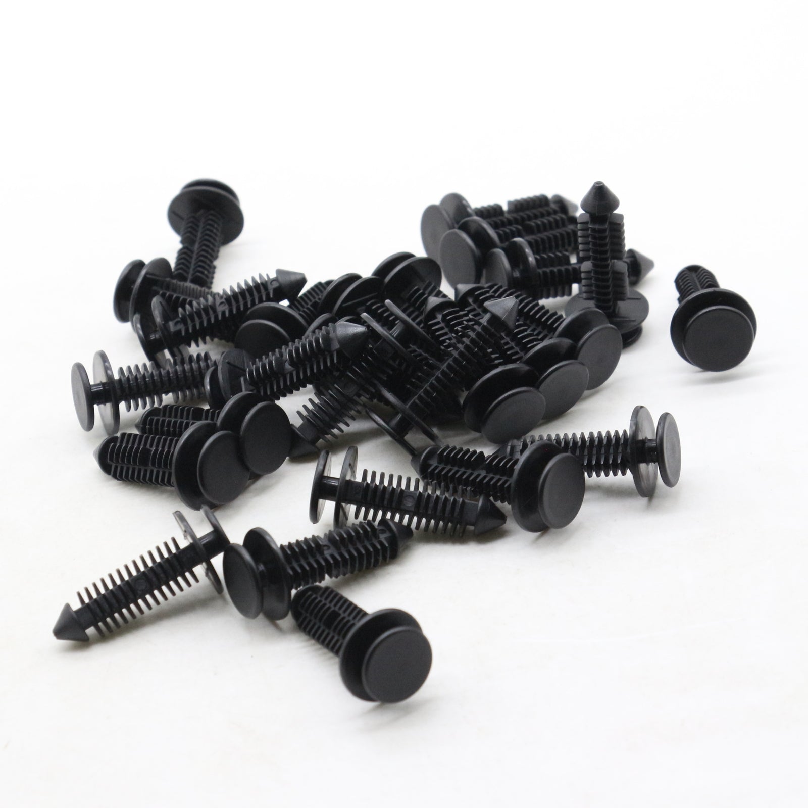 25 Pcs Back for Seat Door Trim Panel Clips Retainer Fit 8mm Hole for Ford 387182-S Q