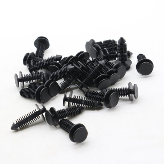 25 Pcs Back for Seat Door Trim Panel Clips Retainer Fit 8mm Hole for Ford 387182-S Q