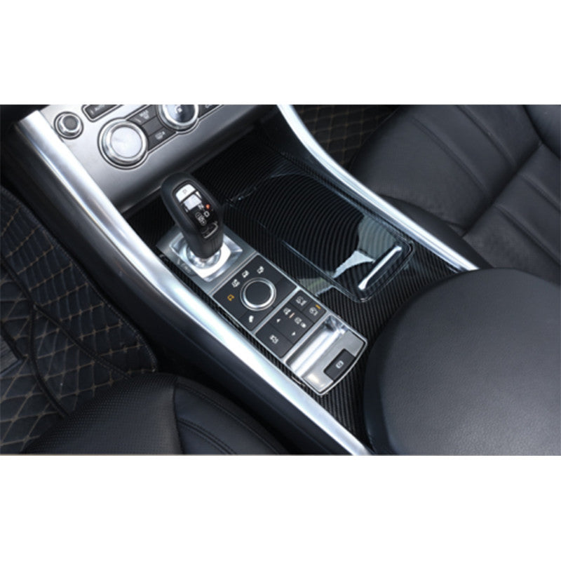 Carbon Fiber Inner Console Gear Shift Panel Trim for Range Rover Sport 2018-2020