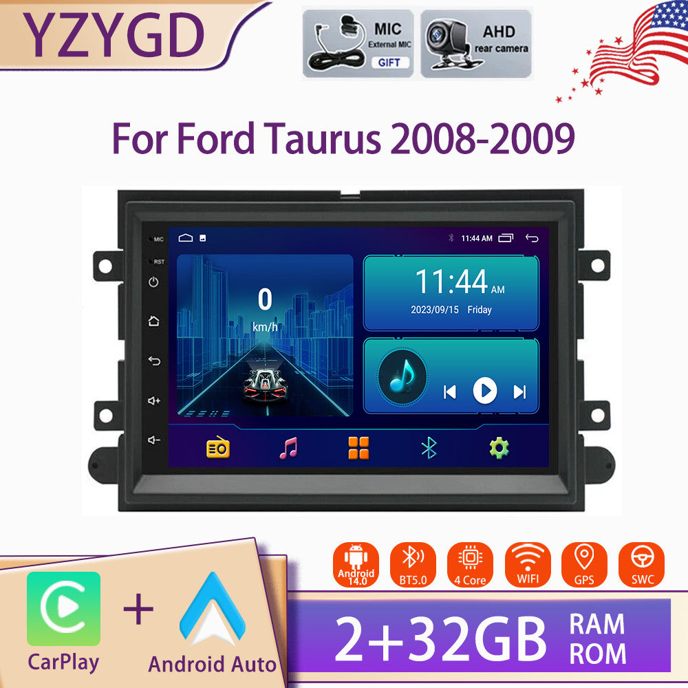 Android Auto Carplay Car Stereo Radio GPS Navi Screen for Ford Taurus 2008-2009