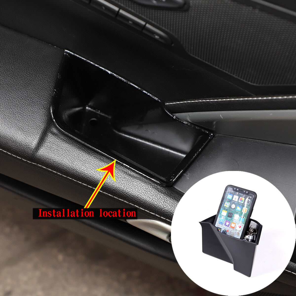 Carbon ABS Body Side Window Cover Ventilation Cover Trim for 370Z Z34- v