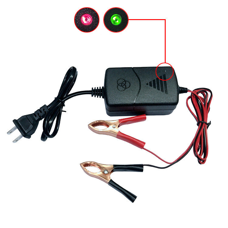 Auto Car Battery Charger Maintainer 12V 1A for Truck Motorcycle ATV Boat