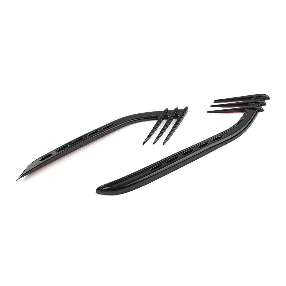Mid-Frame Air Deflectors Accents Trims Black Fit for Harley Touring Road King FLHR