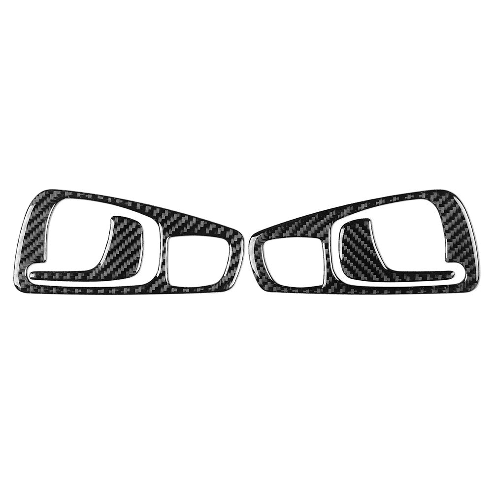Interior Door Handle Cover Trim for Honda S2000 2004-2009 Carbon Fiber Black Car