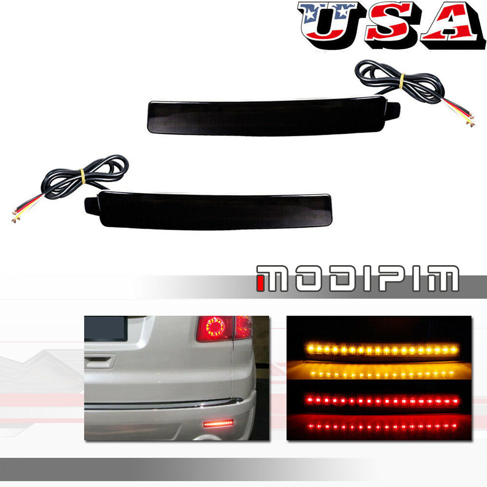 Smoke bumper reflector brake signal LED light suitable for 2009-2012 Traverse- v