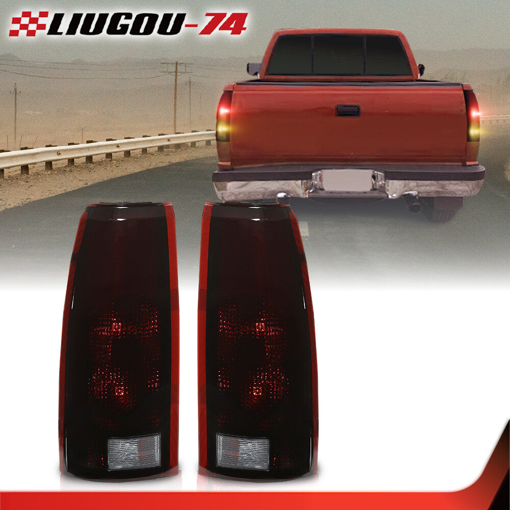 Pickup Suburban Smoke with bulb taillights suitable for GMC C/K 1500 2500 3500- v