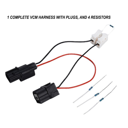 VCM Disable Kit Harness 4 Resistor Plastic VCM Muzzler Harness With Plugs v