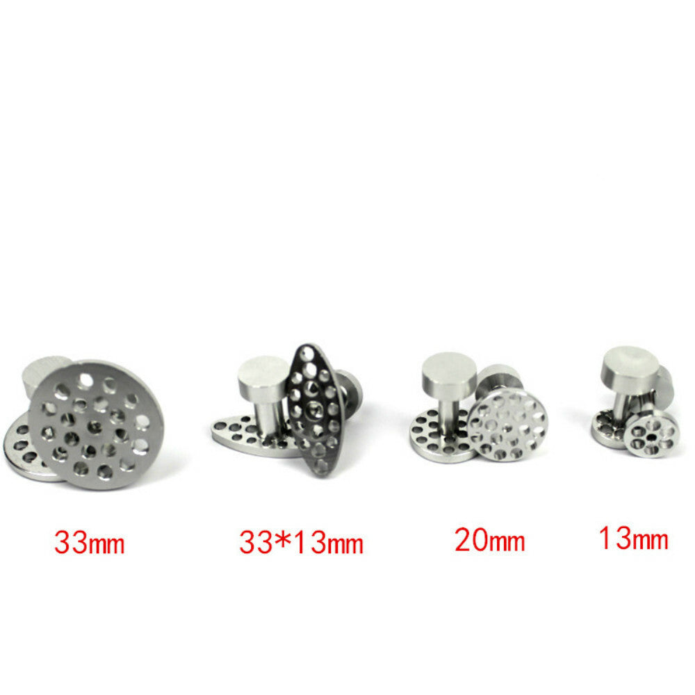 PDR - Aluminum Metal Glue Puller Tabs 8pcs, Paintless Dent Removal Tools v