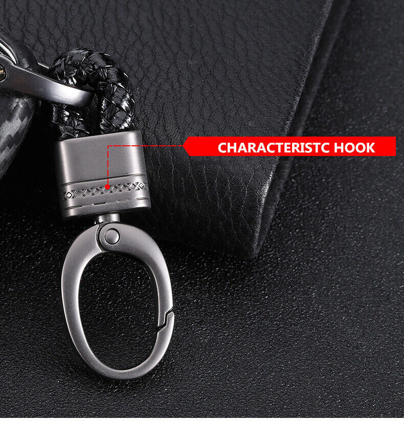Carbon Silicone Car Key Fob Case Cover Holder Keychain Fit 5 7 Series X1 X3 X5