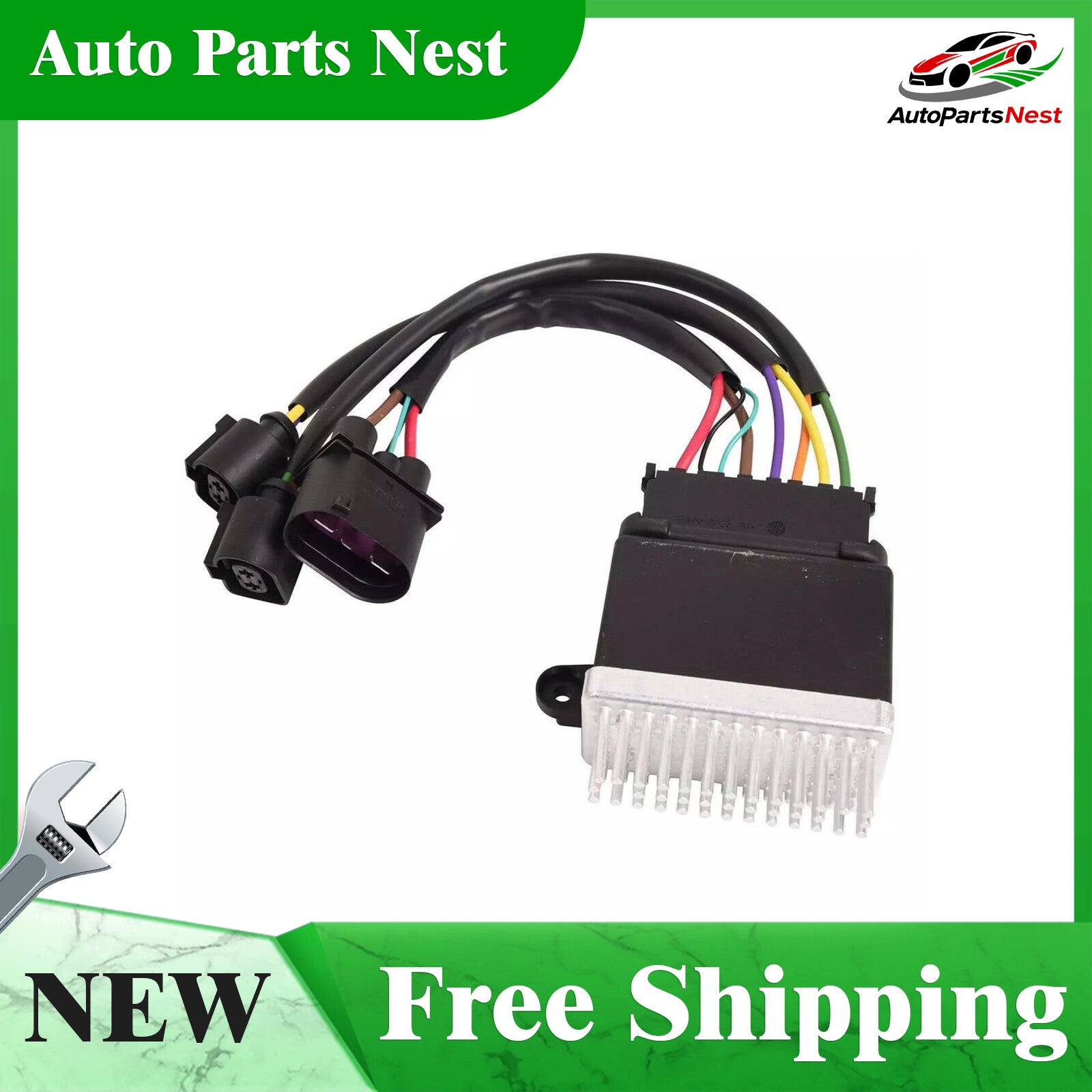 Cooling Fan Control Module for Audi for A4 for A5 Quattro 2009-16 Q5 2010-16 8k0959501G Q