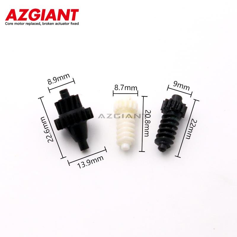Side mirror adjustment motor gear kit for 2015-16 for Volkswagen A5