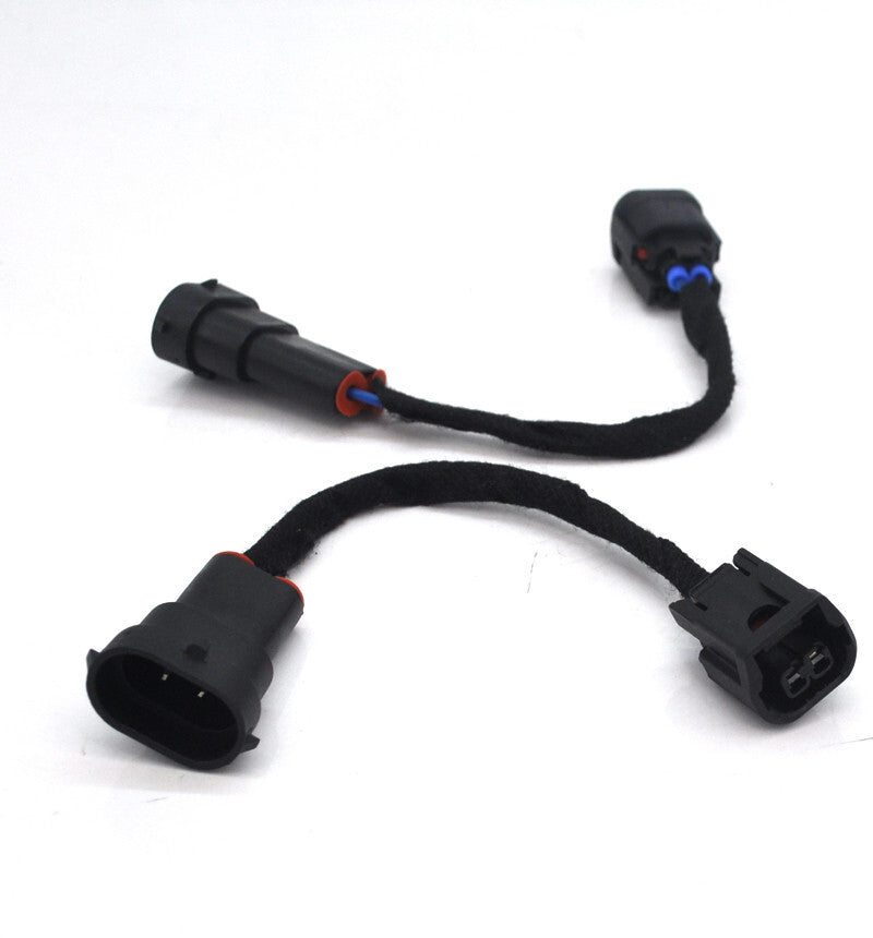 2 Fog Light Adapter Harness for 13-15 for Honda Accord 4dr H8 Halogen to 2016-17 LED v