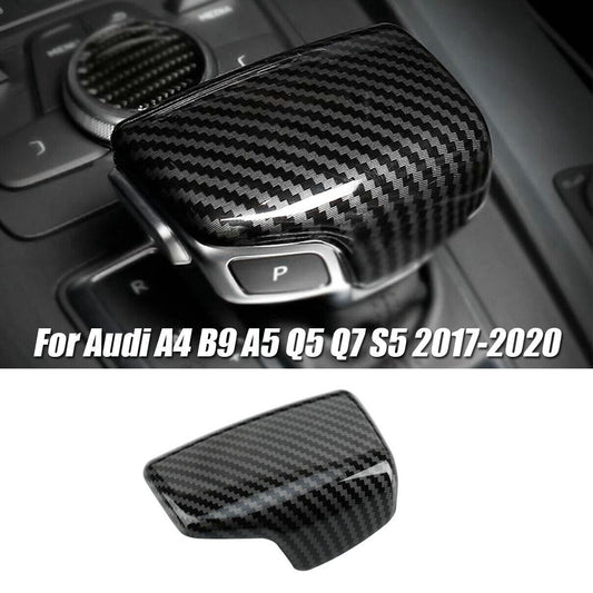 LHD for Audi for A4 B9 for A5 Q5 Q7 S5 17-20 shift button cap carbon fiber covers Q