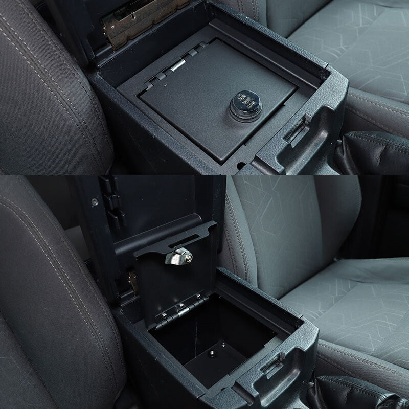 Suitable for Tacoma 2016-2022, black center console storage box/safety storage box. n