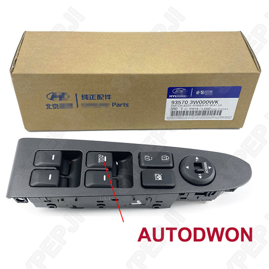 Front left door/window master switch for Kia Sportage 2011-2016. Automatic download only. New.