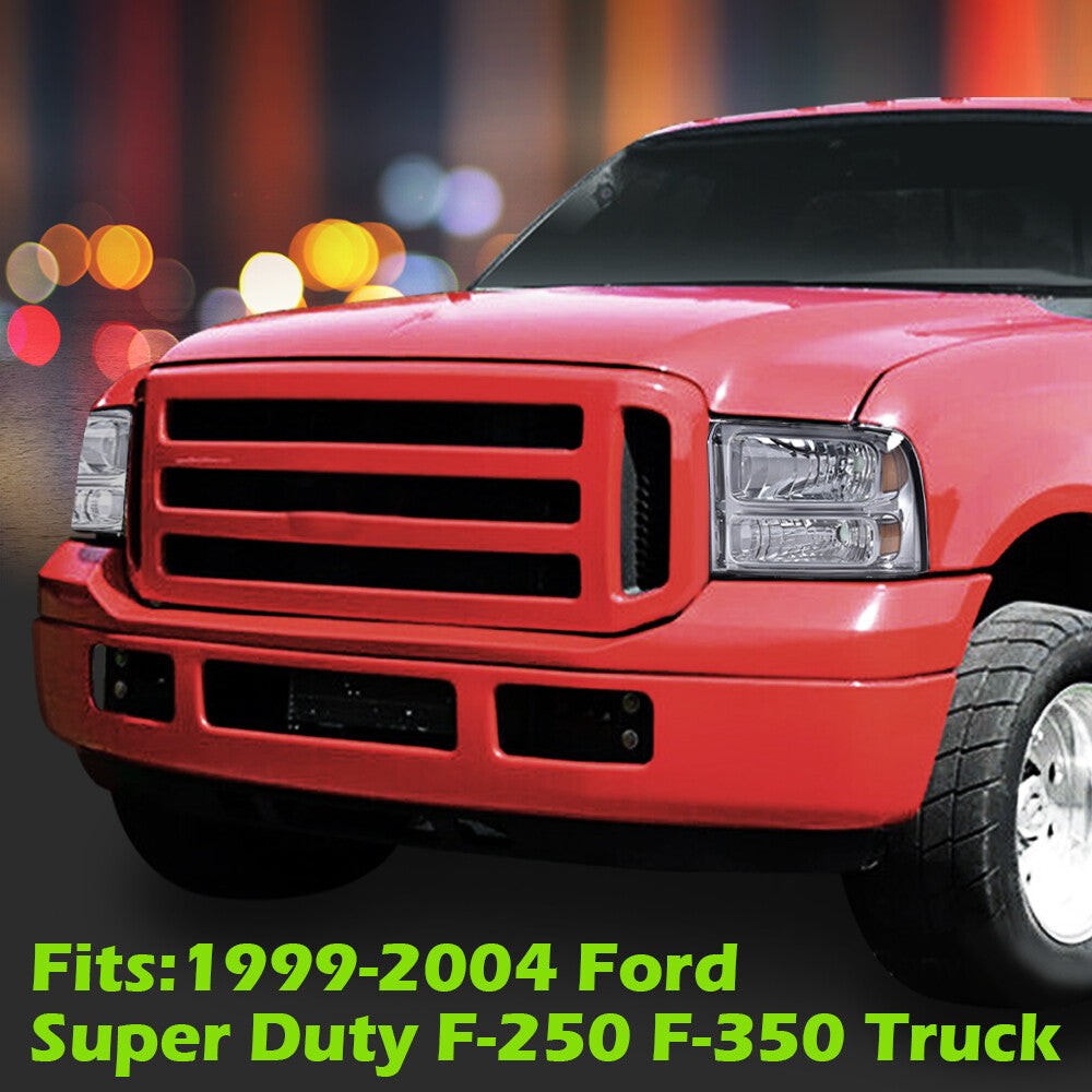 Suitable for 99-04 Super Duty F-350 truck tour conversion headlights- v