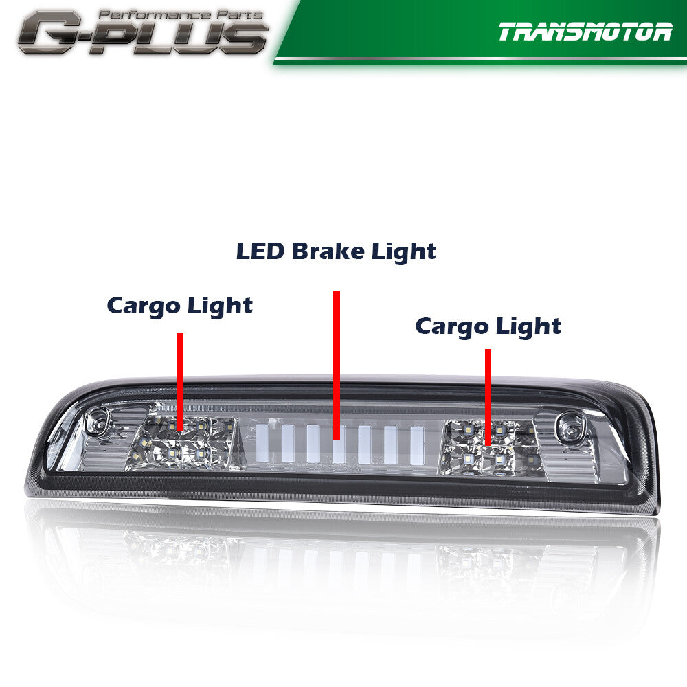 Fits 2014 - 2018 Silverado for Sierra Smoke/for CHRome LED Third Brake Light Cargo Light - v