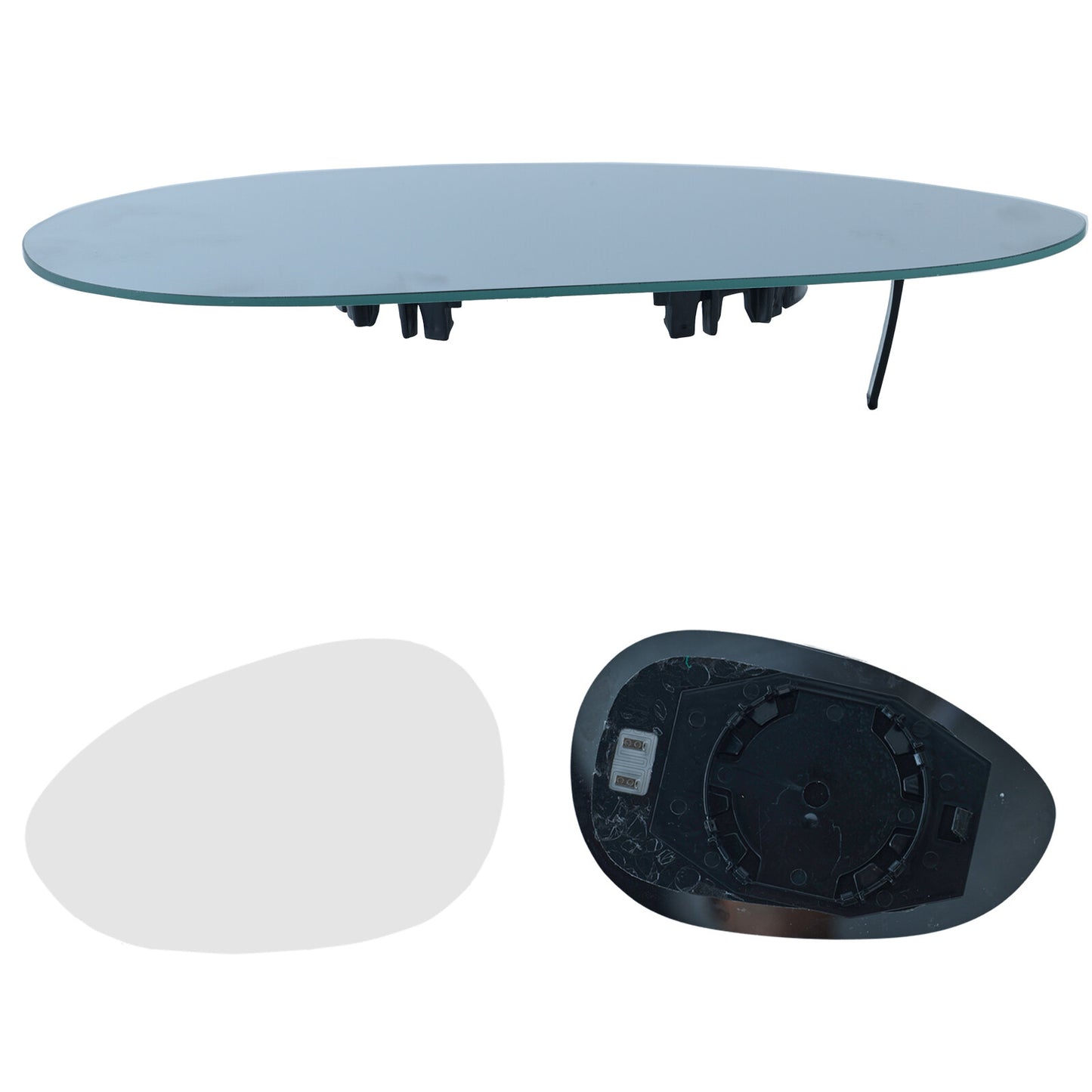 for Fiat 500 500c 2007-2023 Right & Left Side Heated Wing Mirror Glass Door Side