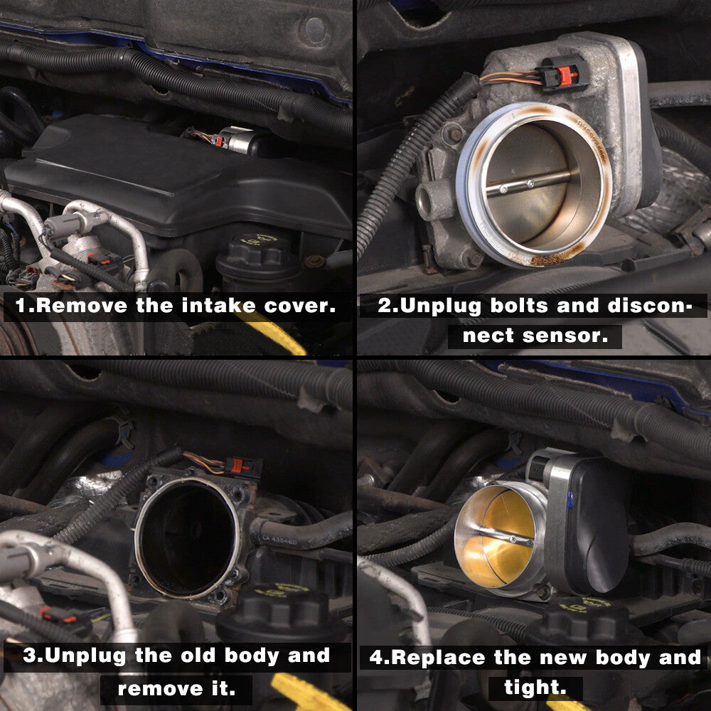 90mm Enlarged Electric Throttle Body for Ram 1500 Big Horn 5.7l Hemi Engine