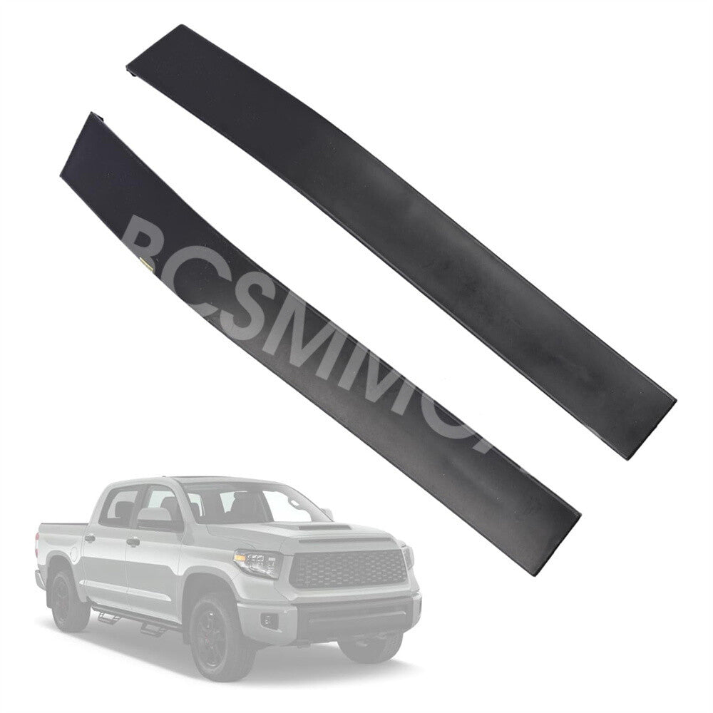 2x Side Roof Drip Moulding Trim Fit for Toyota Tundra Extended Cab 2007-2021