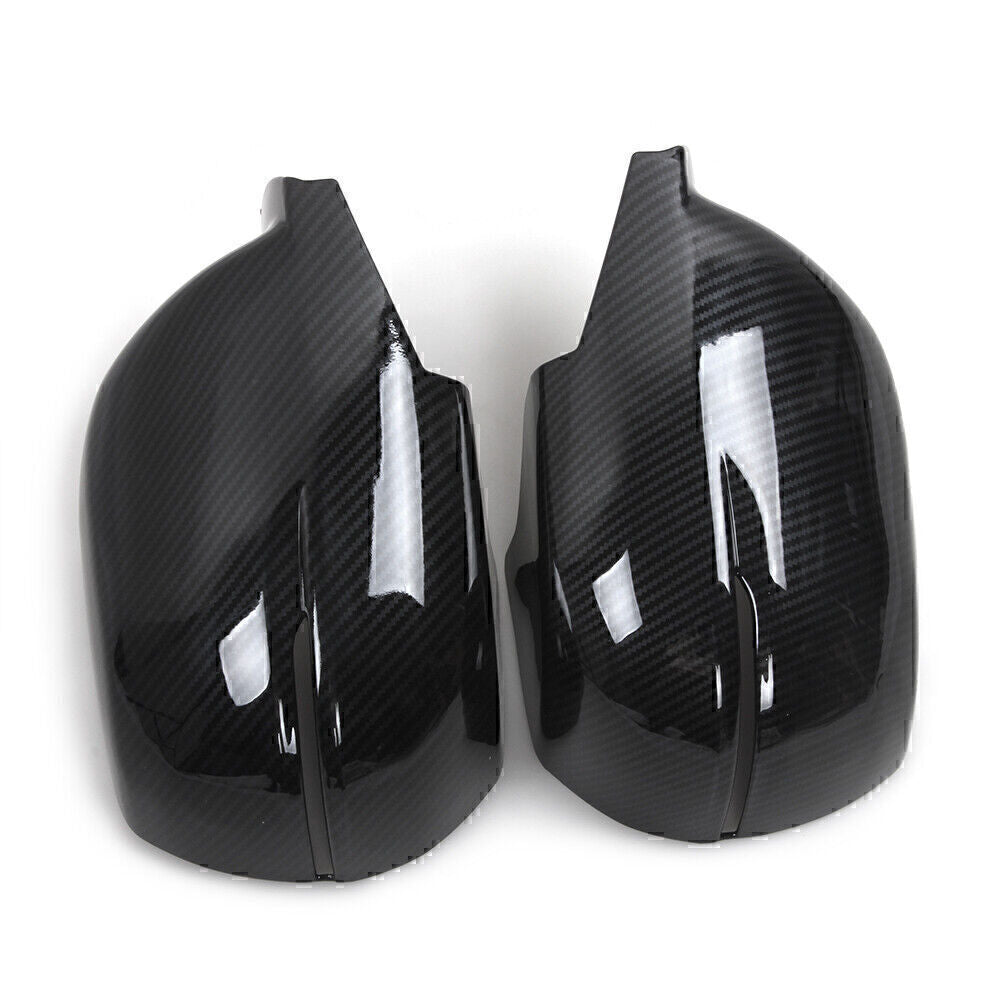 Carbon Fiber style Rearview Side Mirror Cover Cap Trim for Honda CR-V 2017-19 18