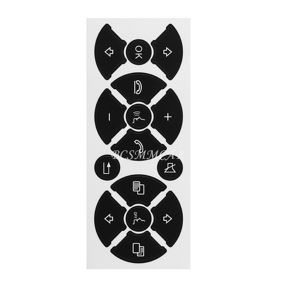 Fit for Mercedes Benz C250 C350 2007-2014 Car Repair Button Steering Sticker