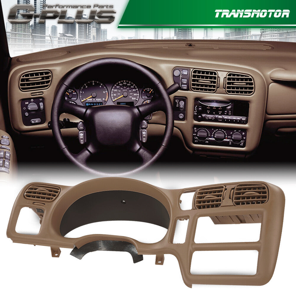 Suitable for 98-04S10 Jimmy Sonoma Cluster Blazer Radio Dash border decoration protective cover beige- v