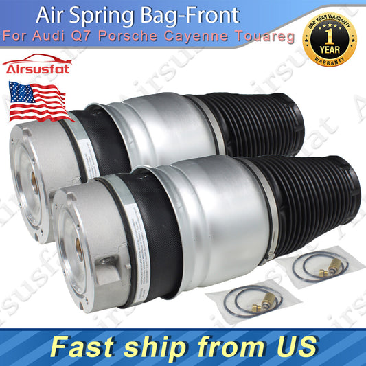 Pair for Audi Q7 for Cayenne for VW Touareg 03-10 Front LR Air Suspension Spring Bags