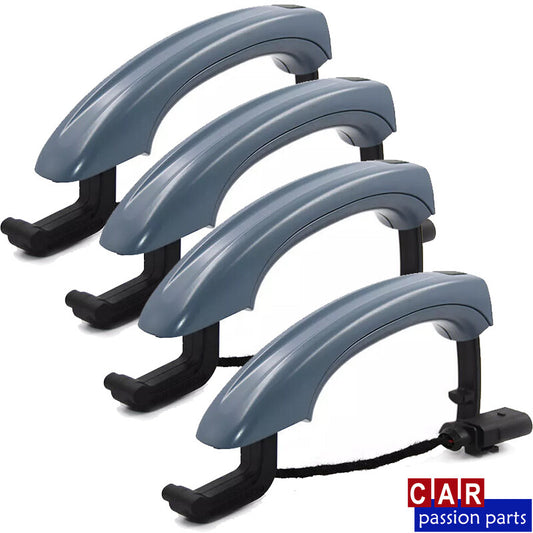 4-piece (L+R) exterior door handle pack for Audi Q7 2007-2015 4L0837205B 3.0L 3.6L 4.2L