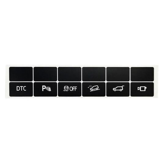 Replacement Part Dash Button Stickers DTC Traction Control for BMW 2006-2013