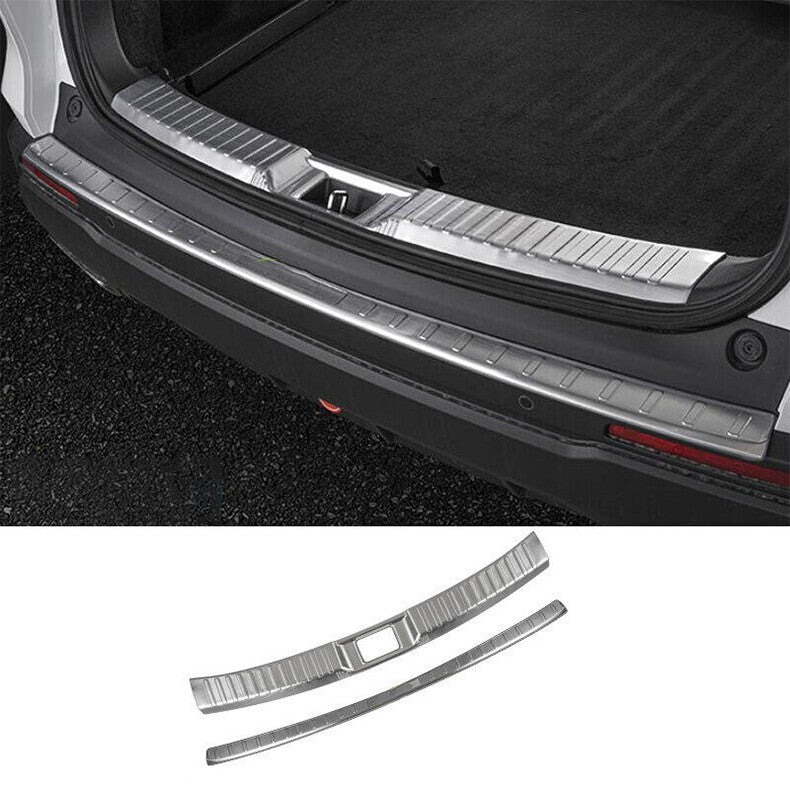 for Honda CR-V 2023-2024 Silver Car Rear Bumper Protector Trim Trunk Sill Guard