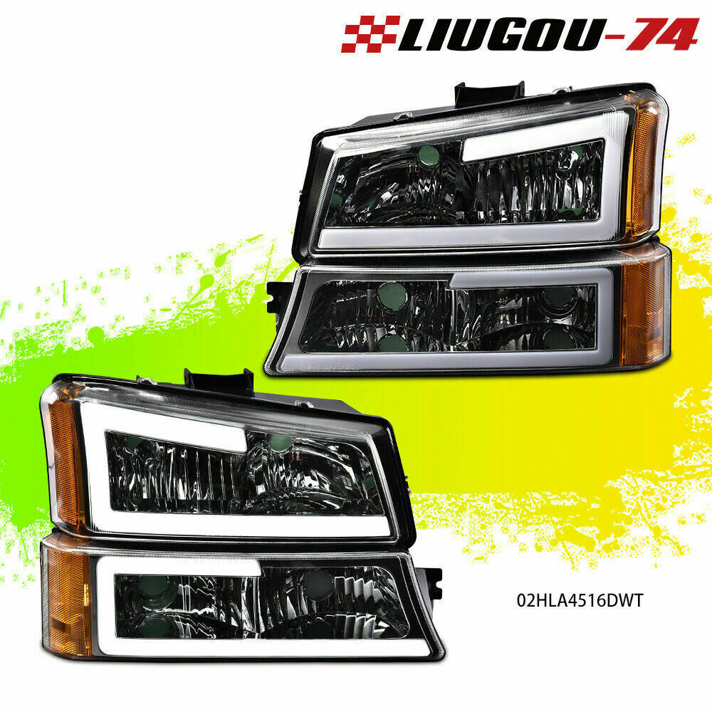 Suitable for 03-2007 Solod/Avalanche LED DRL new car headlights amber signal- v