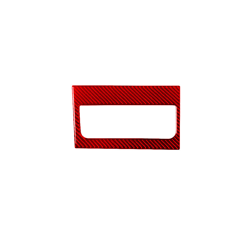 Red Carbon Fiber LR Air conditioner outlet Sticker Trim for Cadillac CTS 2003-07 v