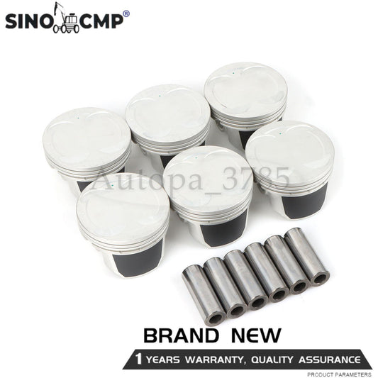 6x Pistons Rings Set 23410-3E001 for Hyundai Santa Fe for Kia Optima G6EA 2.7L NEW