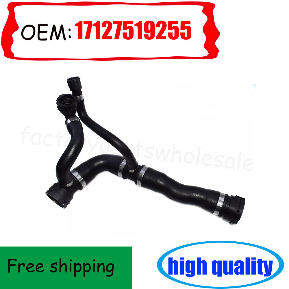Upper radiator hose to thermostat compatible with E60 525i 530i 2004 - 2005 17127519255- n