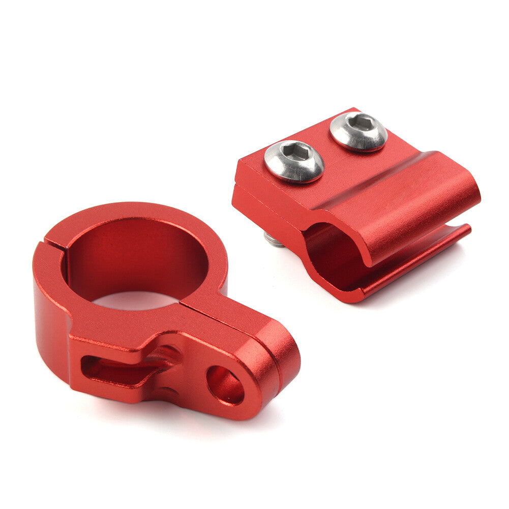 Red CNC Front Brake Line Hose Clamp Guide for Honda CR80R CR85R CR125R CR250R Q