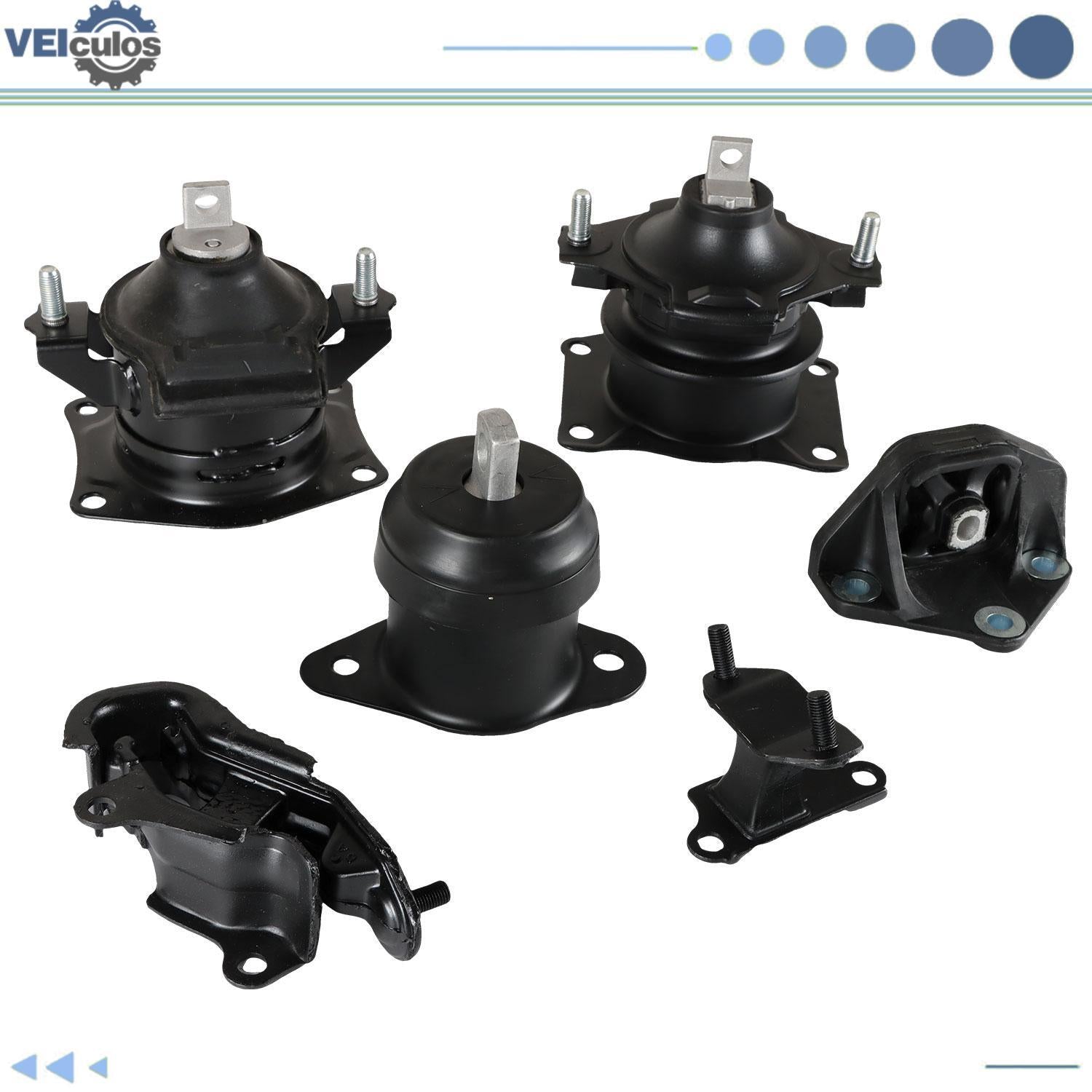 6pcs Engine Motor  Trans Mount For 2003 2004 2005 2006 2007 for Honda Accord 3.0L