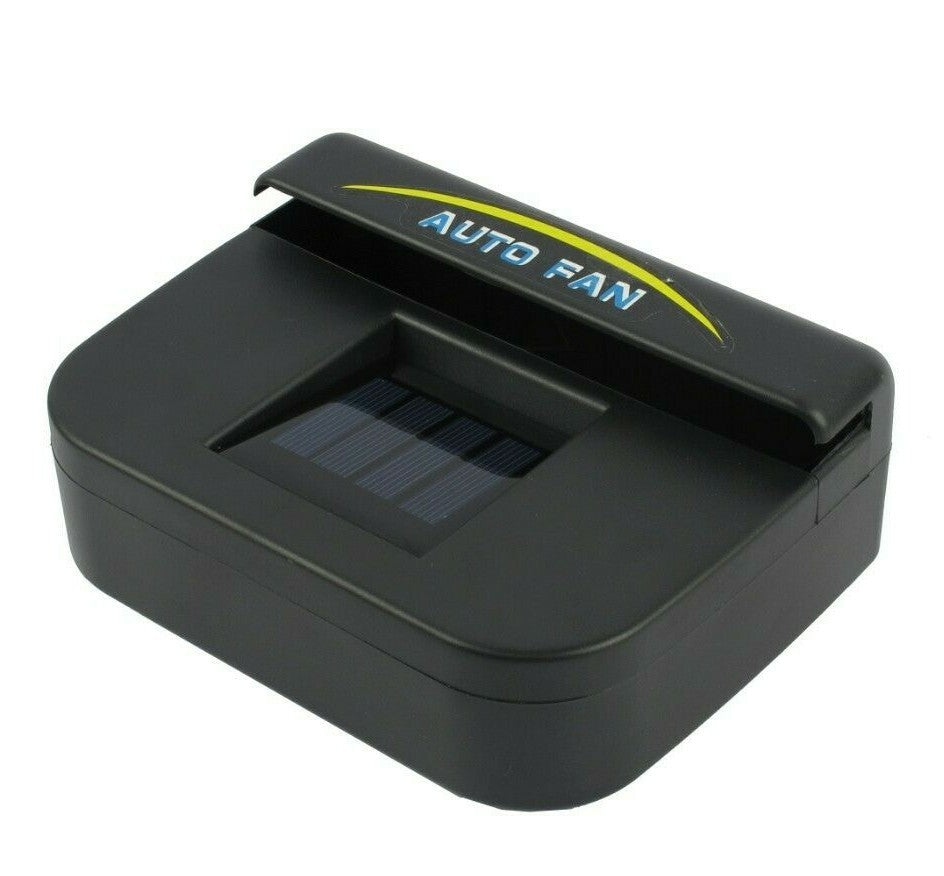 Auto Solar Powered Car Exhaust Air Vent Cool Fan Auto Cooler System New Q