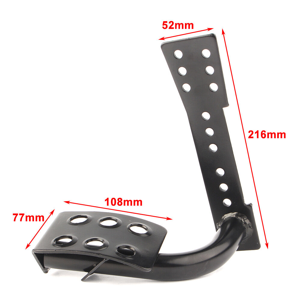 Stainless Steel Dead Pedal Left Side Foot Rest Kick Panel Fits for Jeep for Wrangler JK
