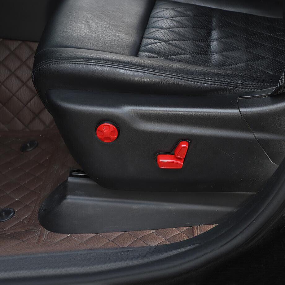 For 2011-2024 for Dodge Durango Red for Seat Electric Adjust Switch Button Cover Trim 6P v