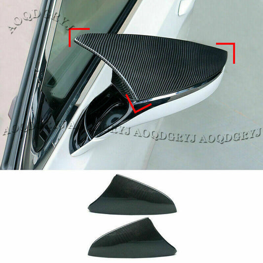 for Lexus ES350/300H/250 19-22 carbon fiber Ox Horn Rear View Mirror Cover Trim