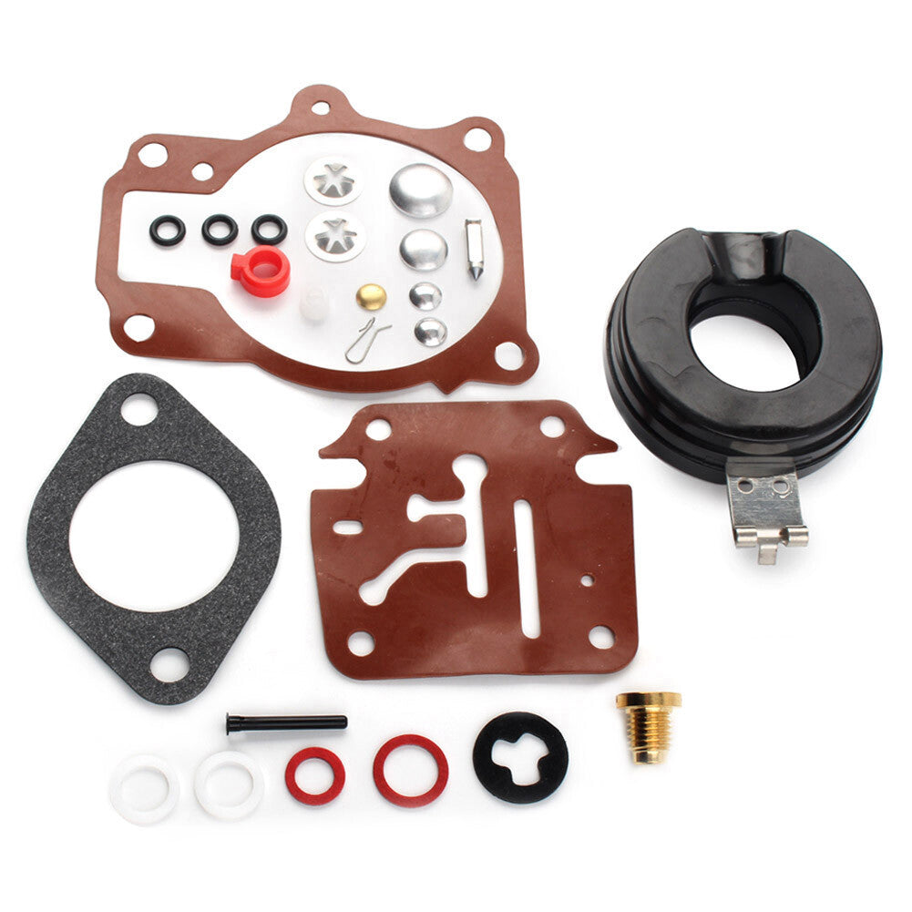 Carburetor Carb Rebuild Repair Kit Set For Johnson Evinrude 18/20/25/28/30/40 HP