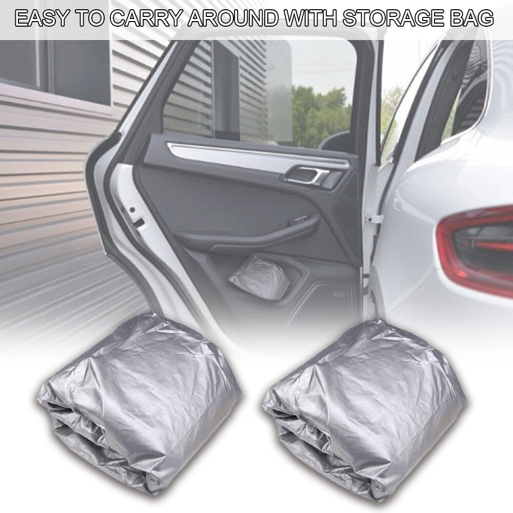 Car Full Cover All Sedan Snow Dust Rain Resistant L Size Cover 4.7*1.8*1.5m Q