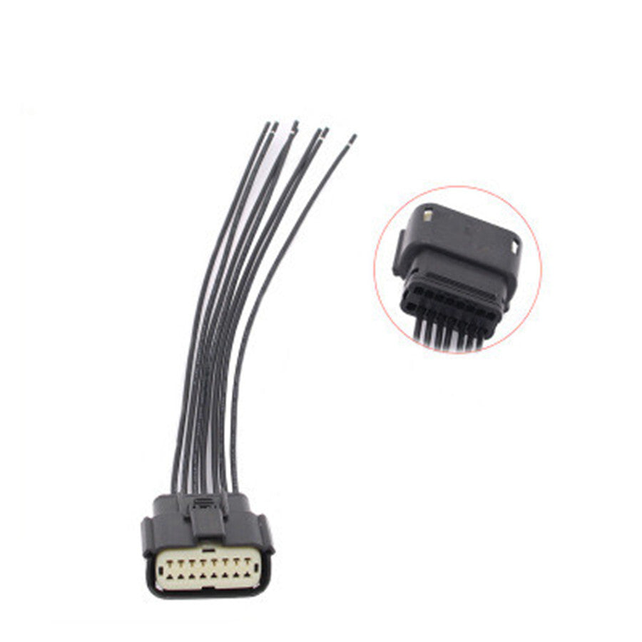 7-wire 16pin Headlight Connector Pigtail for Ford F-150 15-17/Expedition 18