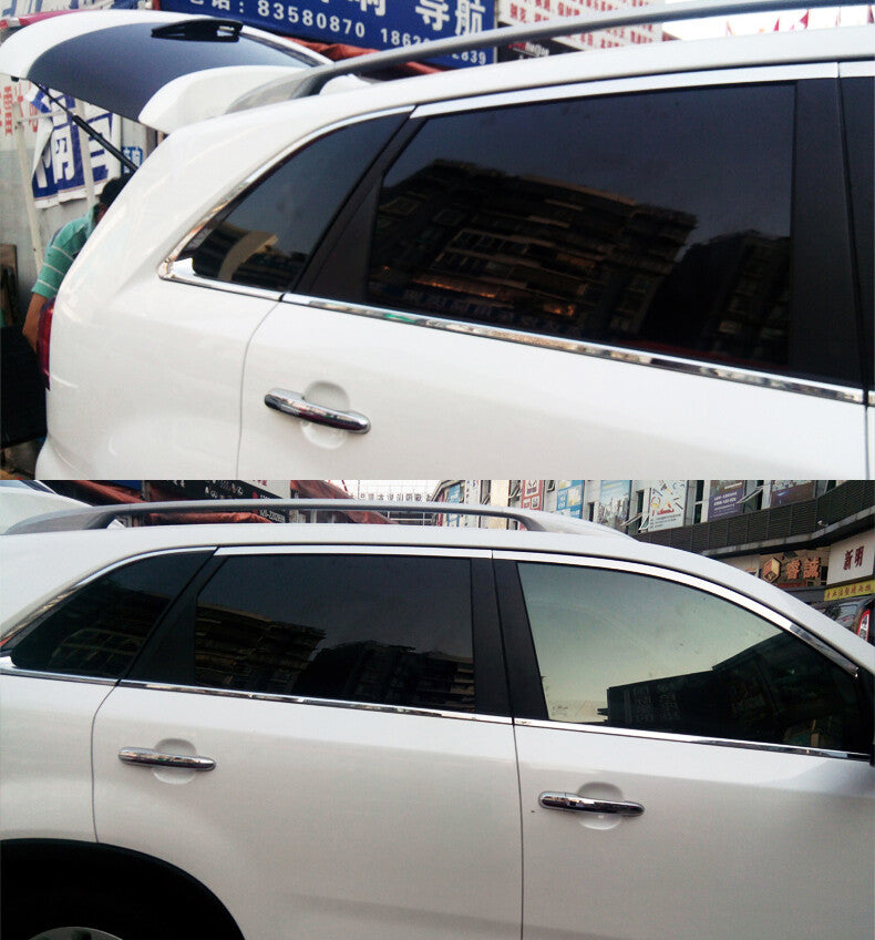 for Kia Sorento 2009-2015 Full Windows Molding Trim Decor Strips w/Center Pillar