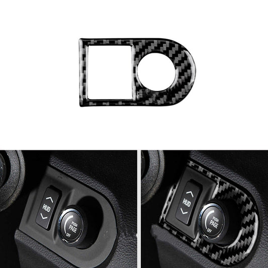 for Chevrolet Camaro 2010-2015 Carbon Fiber HUD Panel Decorative Cover Trim