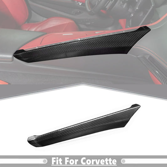 Real Carbon Fiber Center Control Side Trim Accessories for Corvette C8 2020-2025
