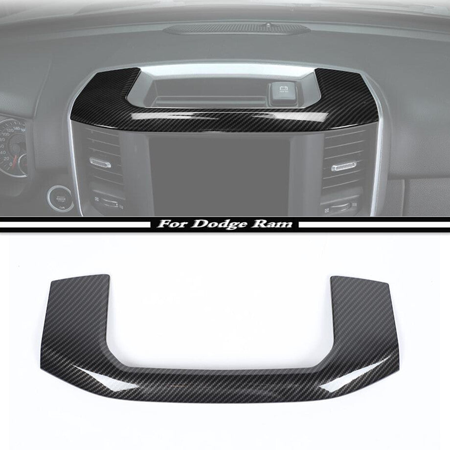 Car Console Storage Box Panel Trim for Dodge for RAM 1500 19-2024 Accessories Carbon v