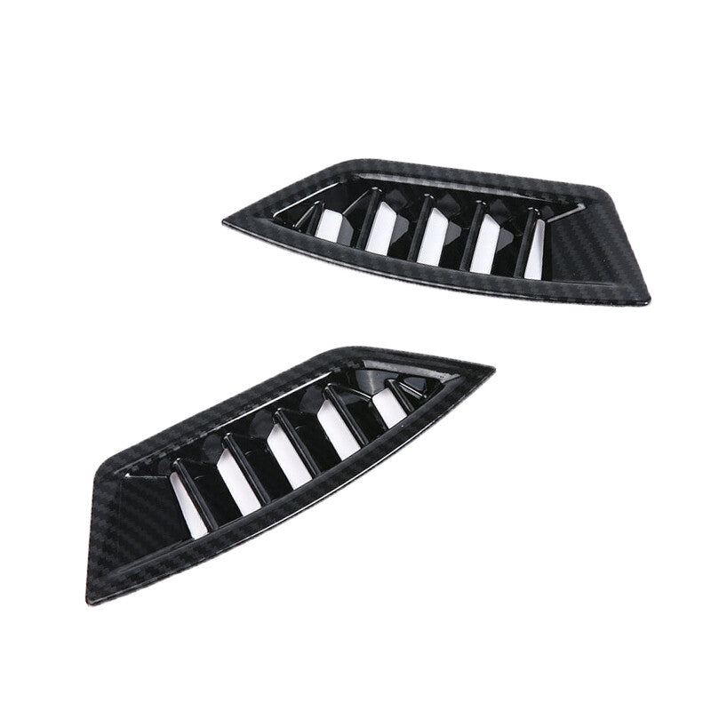 for Subaru XV 2018 Carbon Fiber Dashboard Vents Front Upper Vents